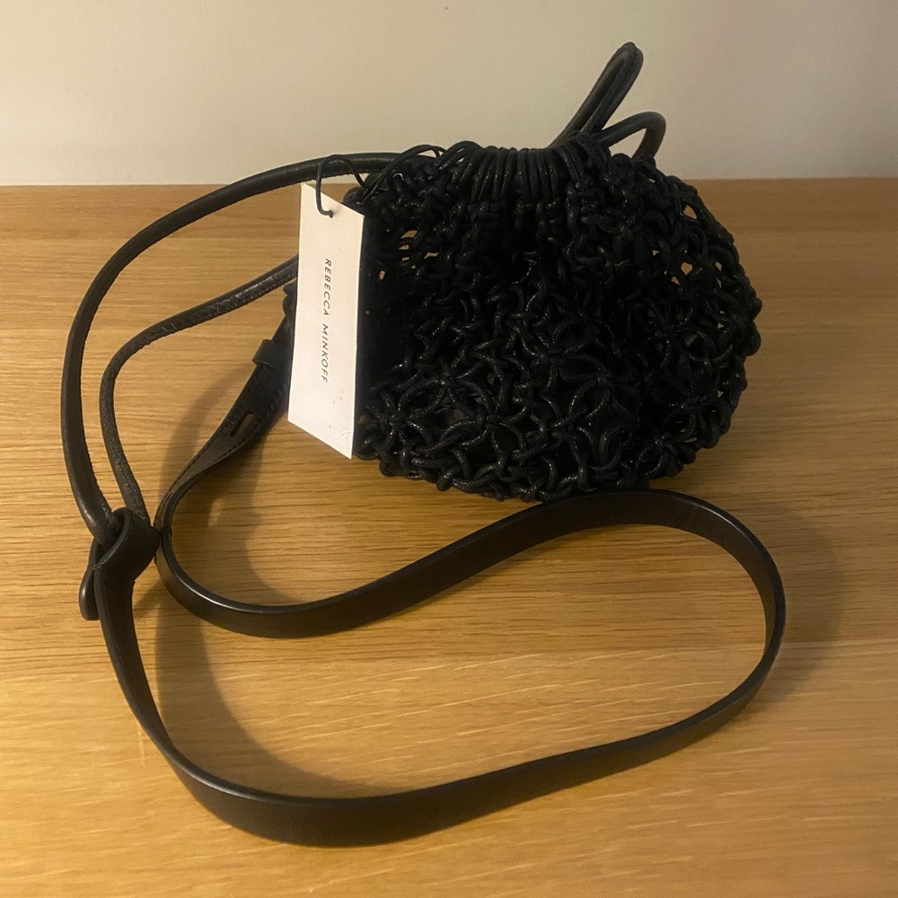 Rebecca Minkoff Black Knotted Crossbody Bag